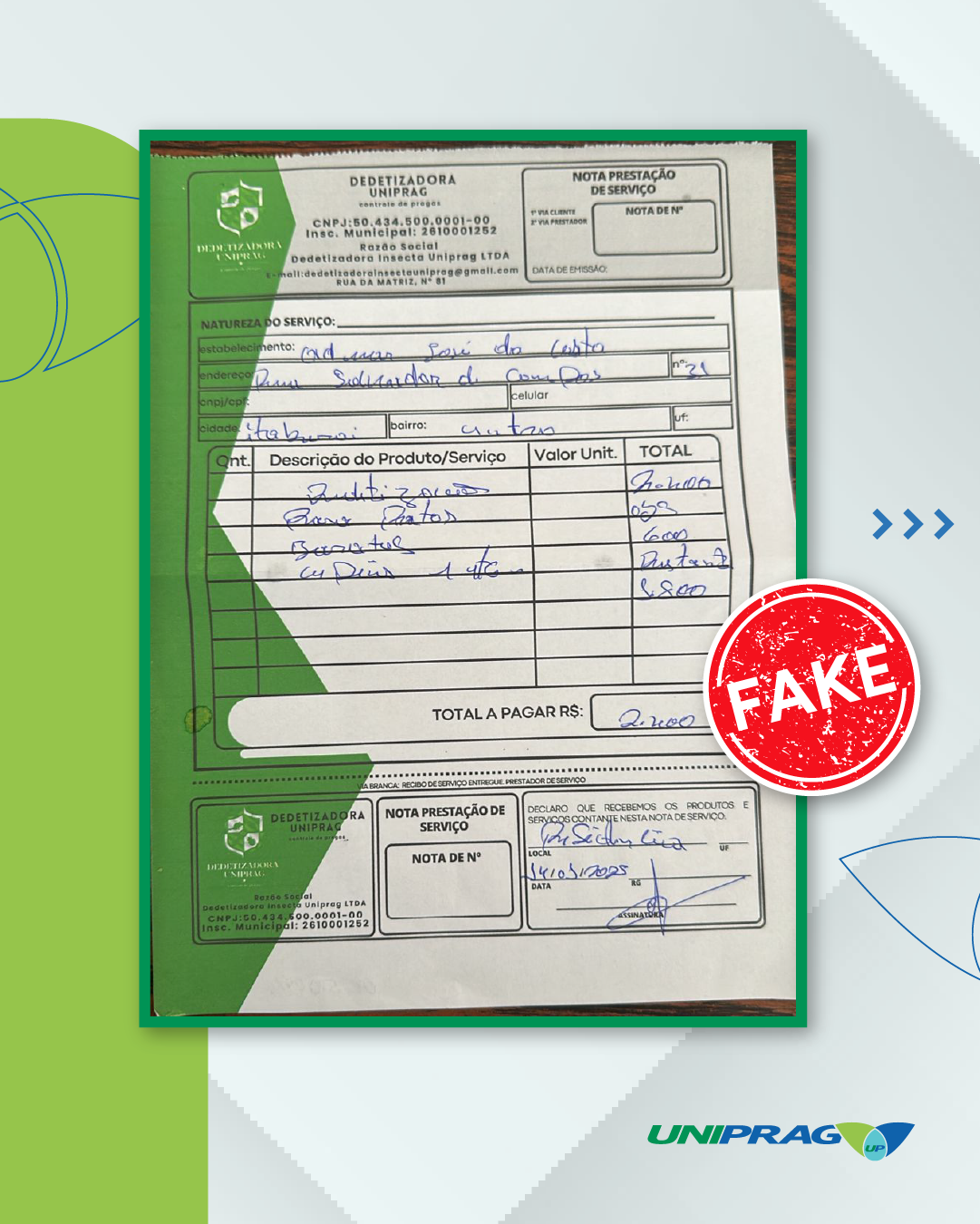 Cuidado Com o Golpe Do Litro - Joinville // Controle de Pragas SC