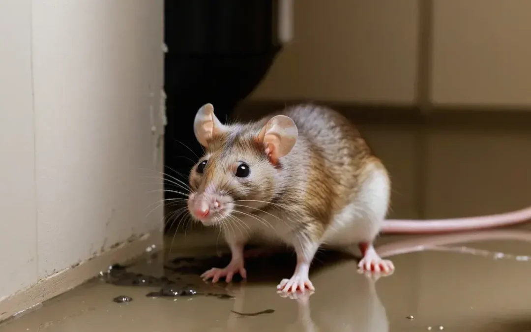 Ratos em forros e telhados: sinais de infestação ativa